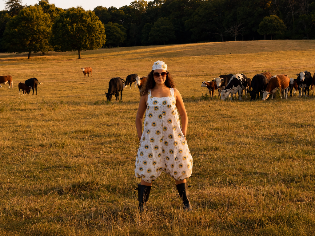 Happy Sun Cotton Playsuit