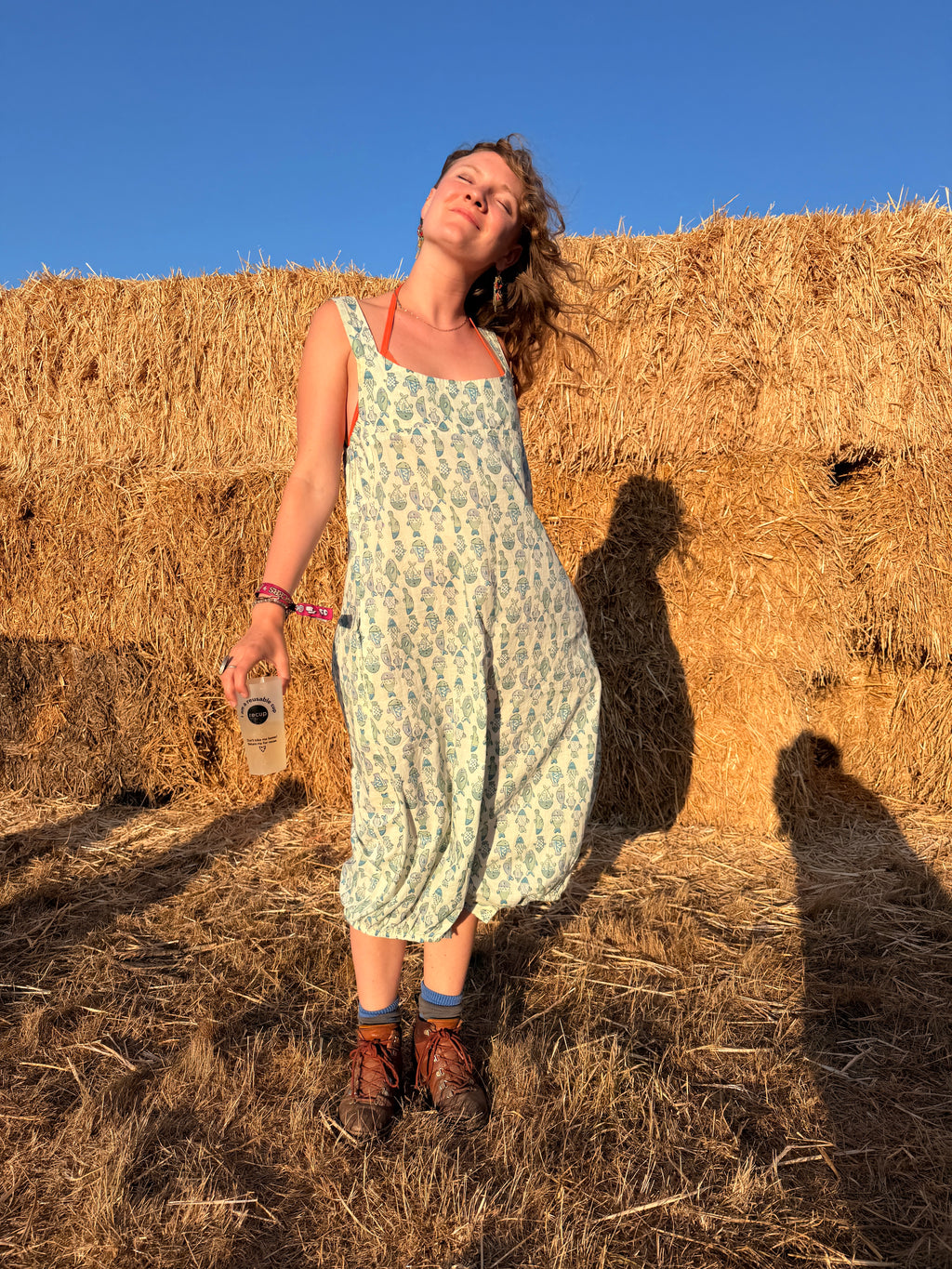 Blue Fish Cotton Playsuit