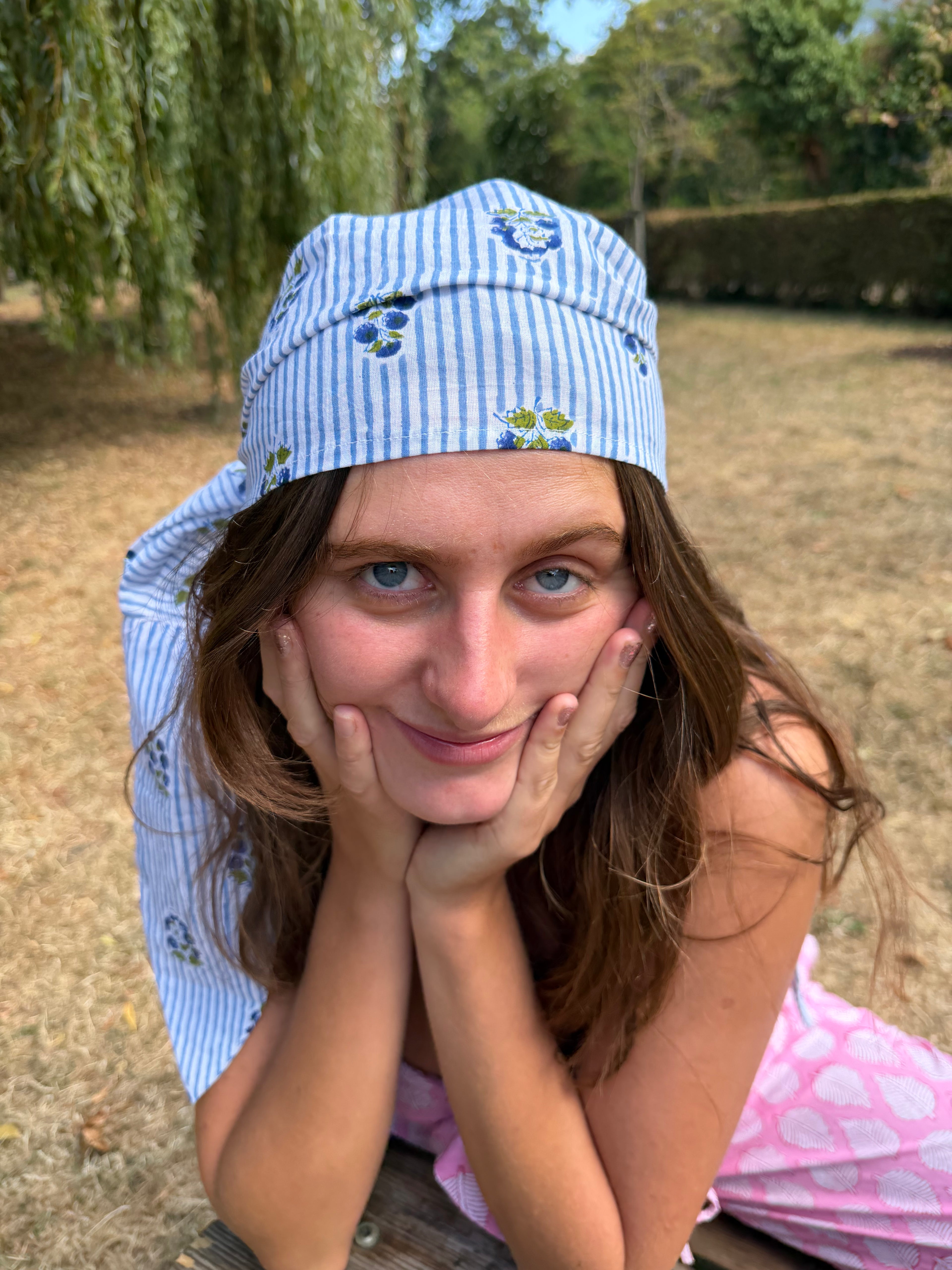 Blue Stripe Bandana