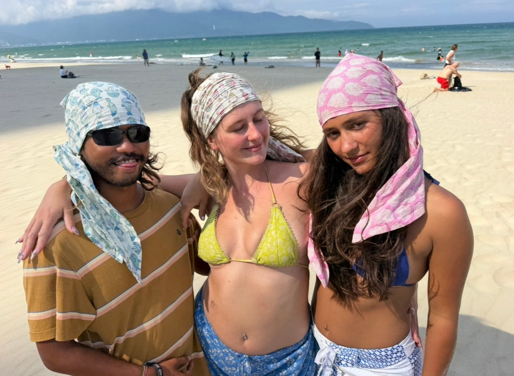 Blue Fish Bandana