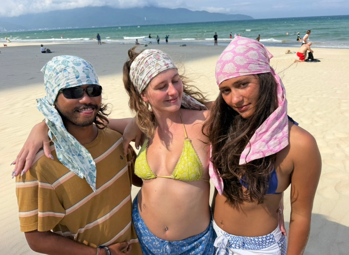 Blue Fish Bandana